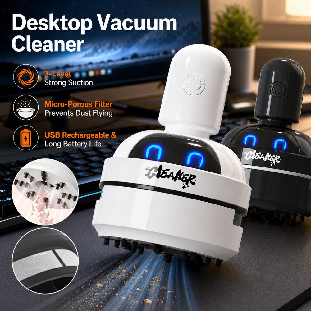 Tischstaubsauger, USB-aufladba – Mini Desktop Vacuum Cleaner For Eraser Dust Bewertung und Preis