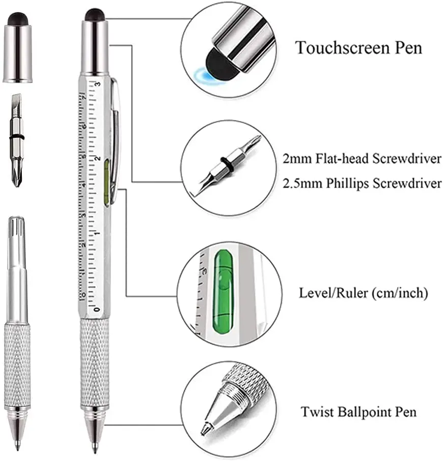 7-in-1 Multifunktionsstift, To – Writing Tools Bewertung und Preis